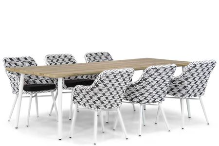 Lifestyle Crossway/Montana 240 cm dining tuinset 7-delig