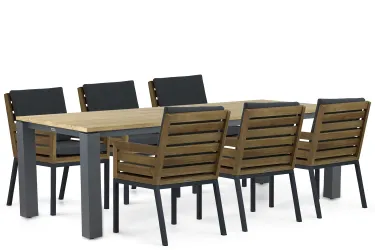 Lifestyle Dakota/Riviera 240 cm dining tuinset 7-delig