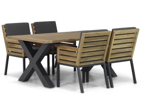 Lifestyle Dakota/Cardiff 180 cm dining tuinset 5-delig