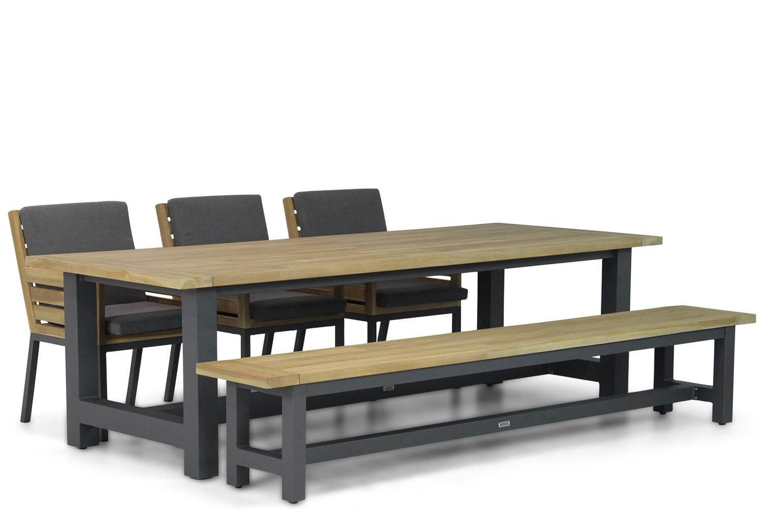 Lifestyle Dakota/San Francisco 260 cm dining tuinset 5-delig thumbnail