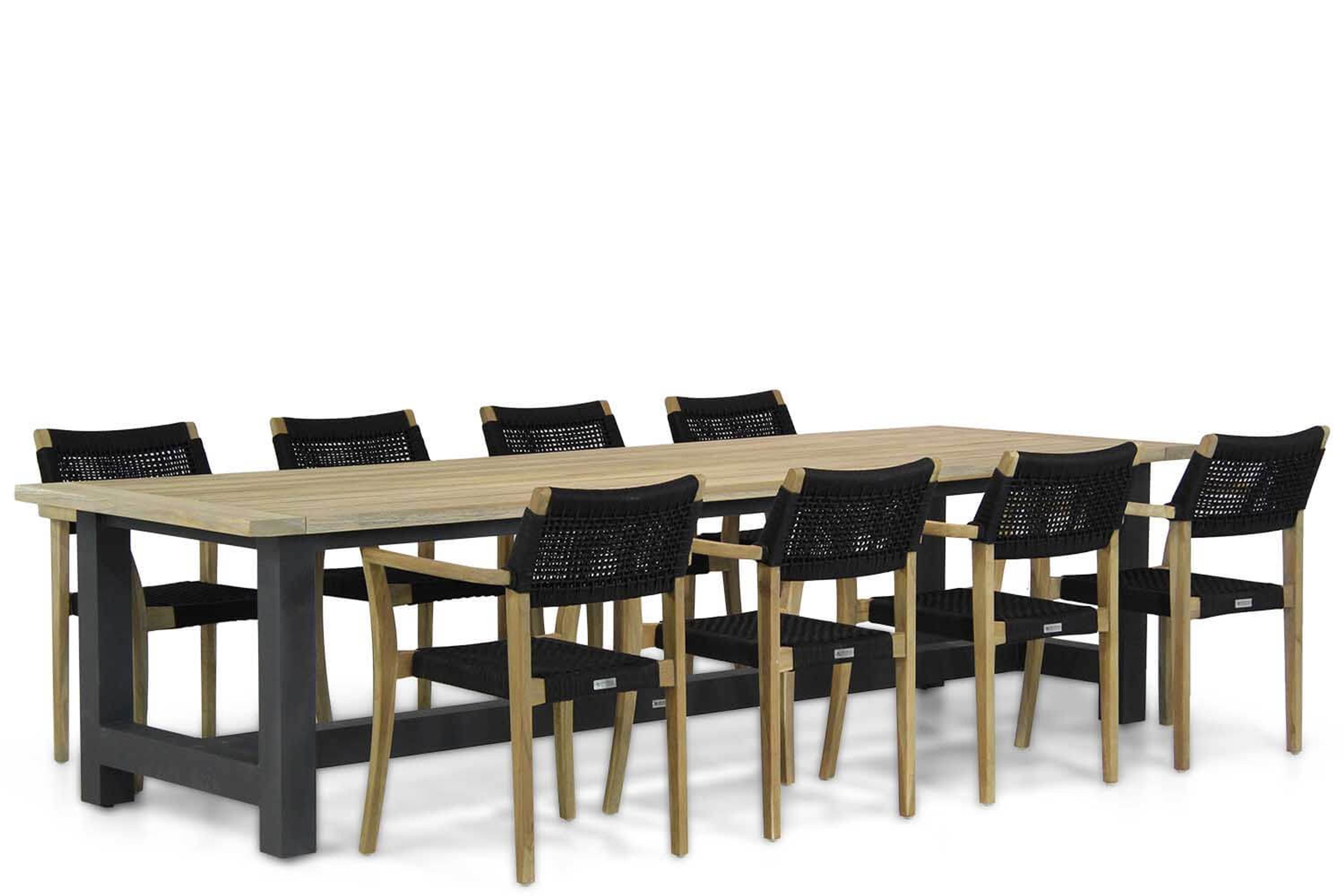 Lifestyle Dallas/San Francisco 300 cm dining tuinset 9-delig