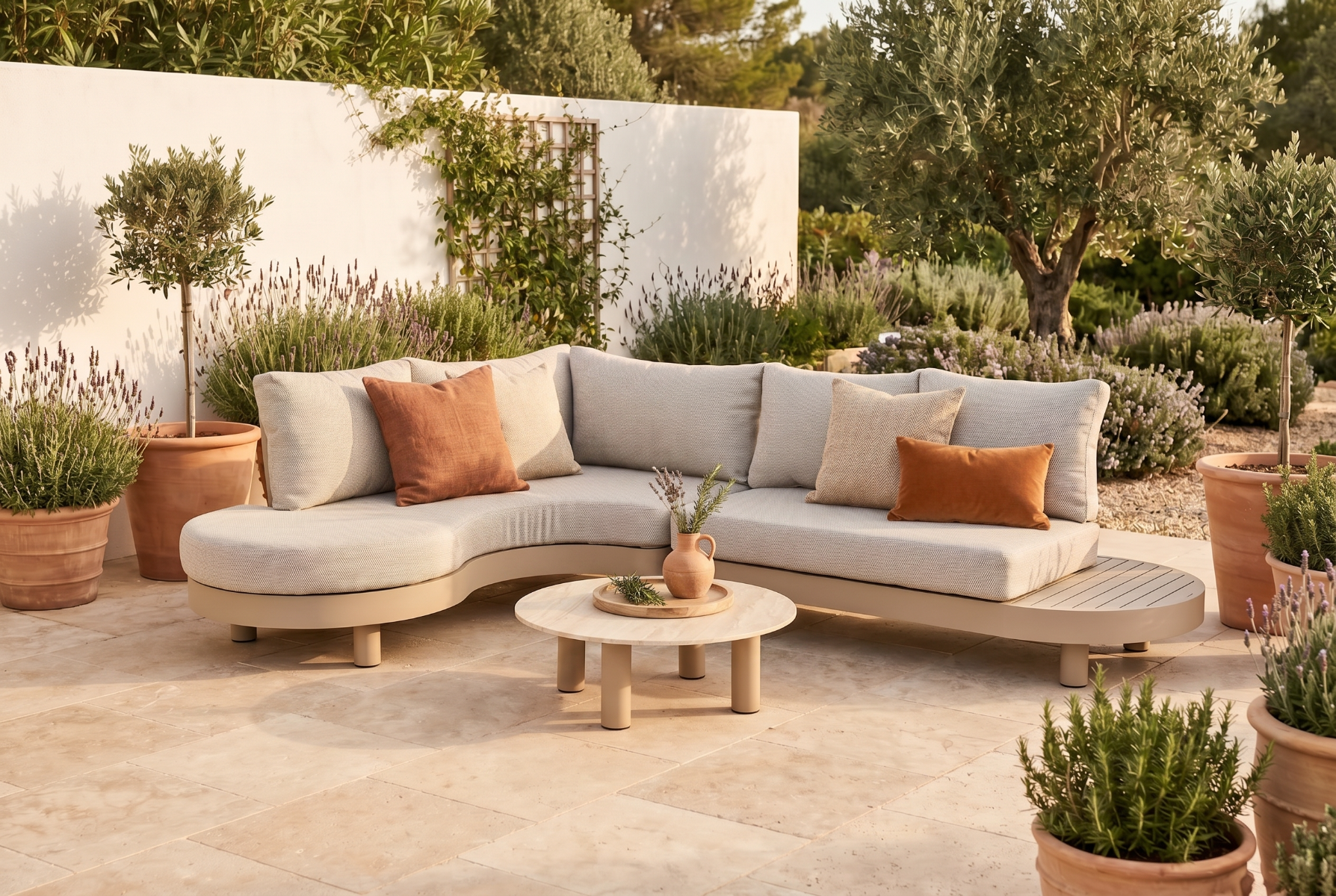 Lifestyle Elanio organisch Loungeset 3-teilig