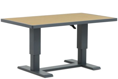 Lifestyle Evora lounge/dining tuintafel 140 x 80 cm verstelbaar