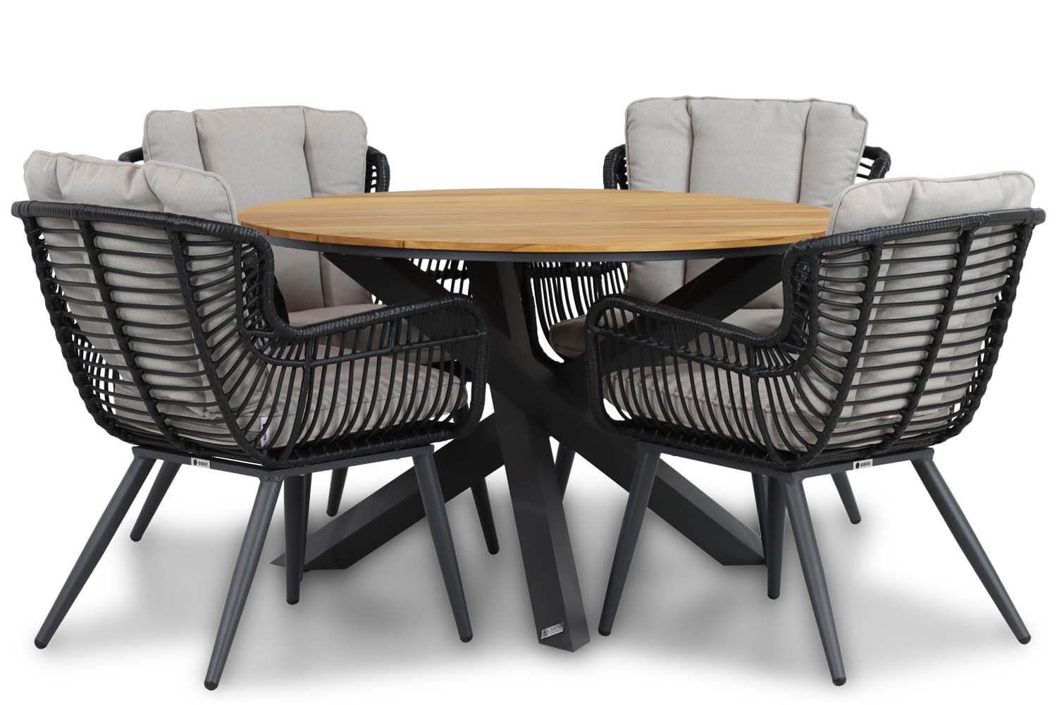 Coco Azzano/Fabriano 120 cm dining tuinset 5-delig thumbnail