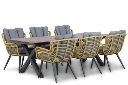 Coco Azzano/Forest 240 cm dining tuinset 7-delig