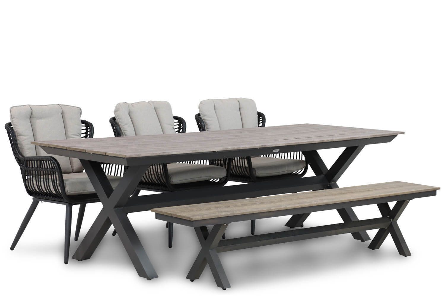 Coco Azzano/Forest 240 cm dining tuinset 5-delig thumbnail