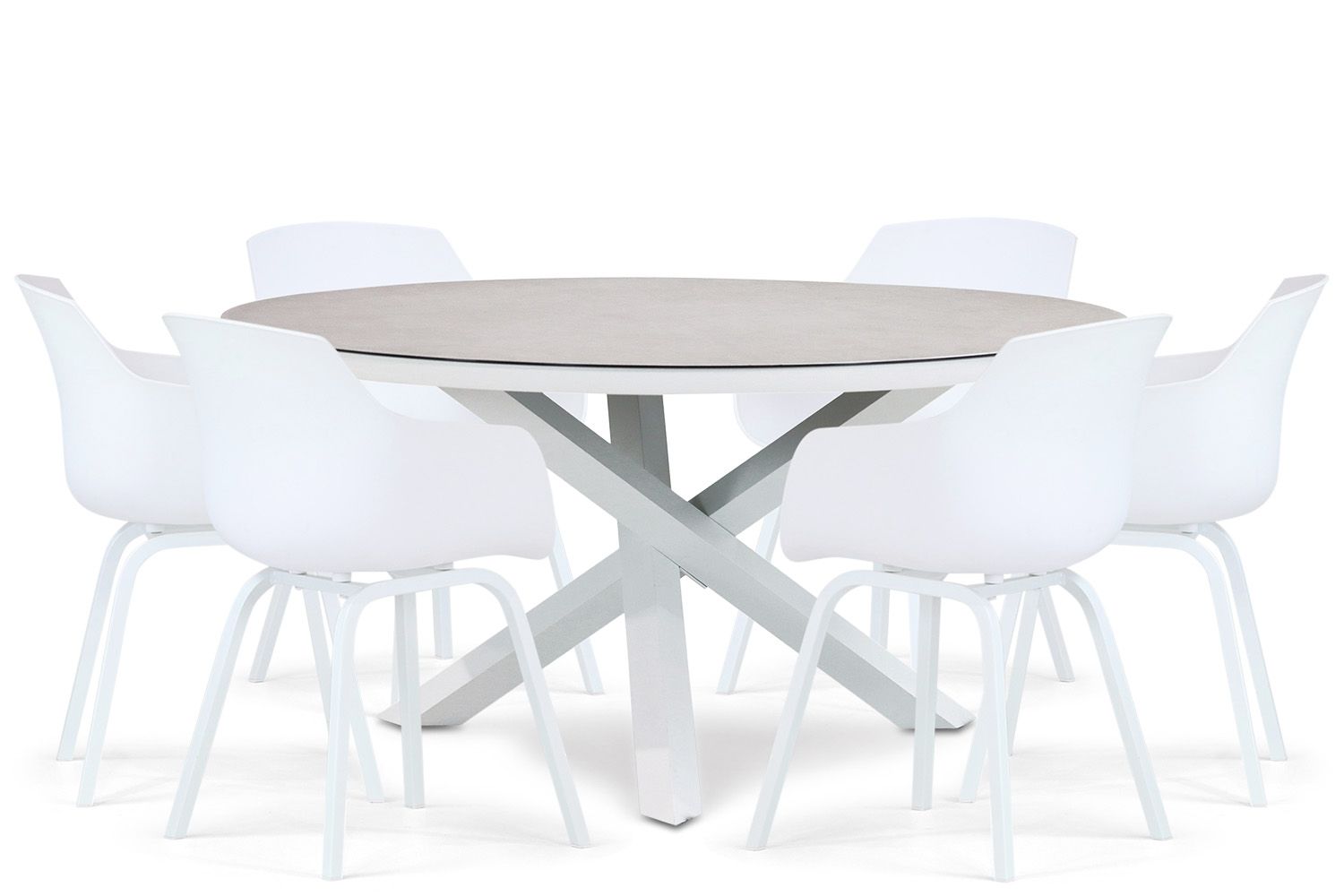 Lifestyle Salina/Livorno 150 cm dining tuinset 7-delig thumbnail