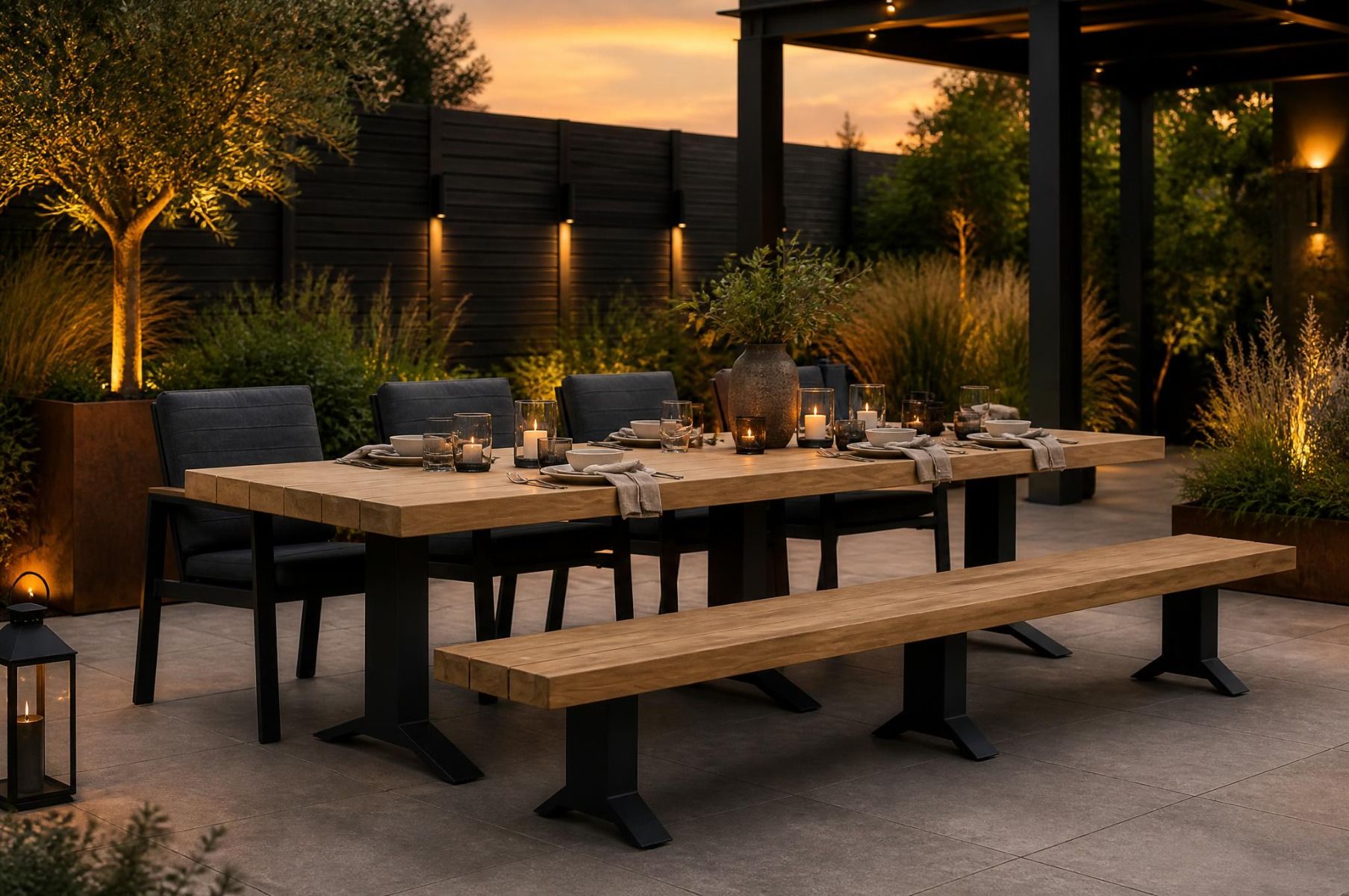 Lifestyle Marietta/Superior 330 cm dining tuinset 6-delig