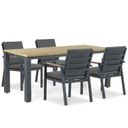 Lifestyle Marseille/Riviera 180 cm dining tuinset 5-delig thumbnail