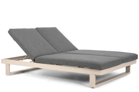 Lifestyle Massimo ligbed met kussen loft/dark grey