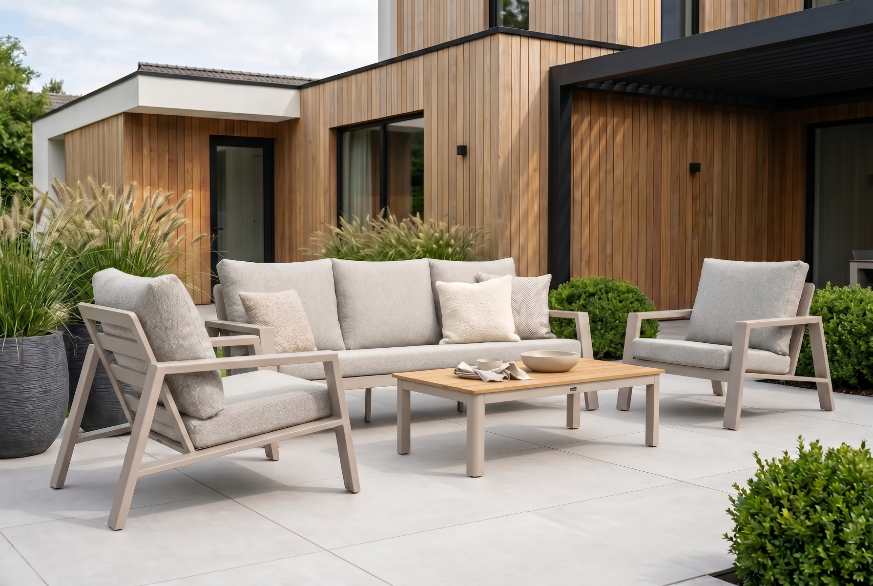 Lifestyle Melone stoel-bank loungeset 3-delig