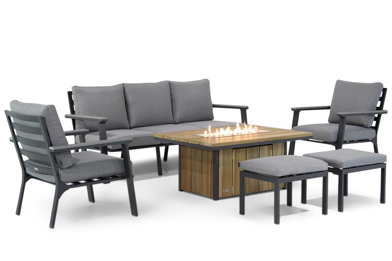 Lifestyle Palazzo/Seaside 120 cm stoel-bank loungeset 6-delig thumbnail