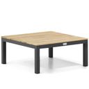 Lifestyle Palm Beach loungetafel 70x70 cm antraciet/teak thumbnail