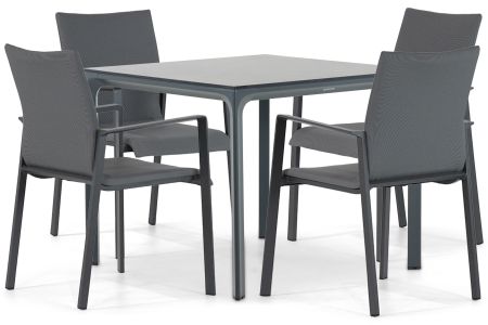 Lifestyle Rome/Cesar 90 cm dining tuinset 5-delig