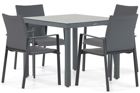 Lifestyle Rome/Porto 90 cm dining tuinset 5-delig