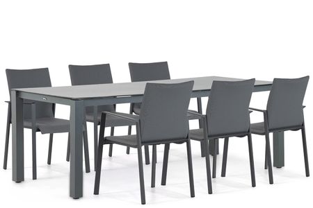 Lifestyle Rome/Yoko 220 cm dining tuinset 7-delig