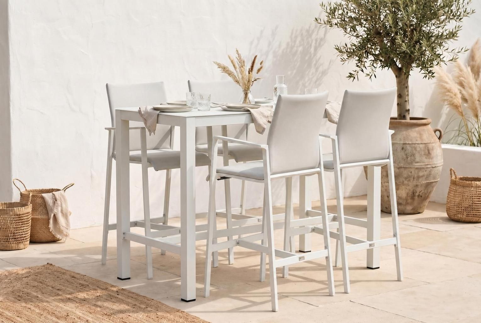 Lifestyle Rome/Brandon barset white 5-delig