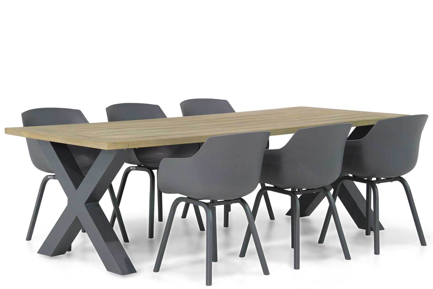 Lifestyle Salina/Cardiff 240 cm dining tuinset 7-delig thumbnail
