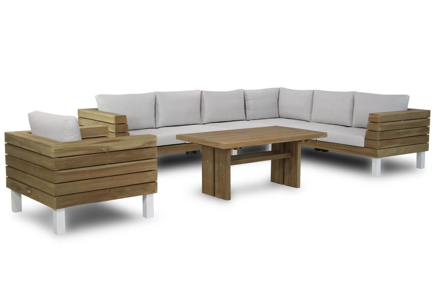 Lifestyle Seashore/Brighton 140 cm hoek loungeset 6-delig thumbnail