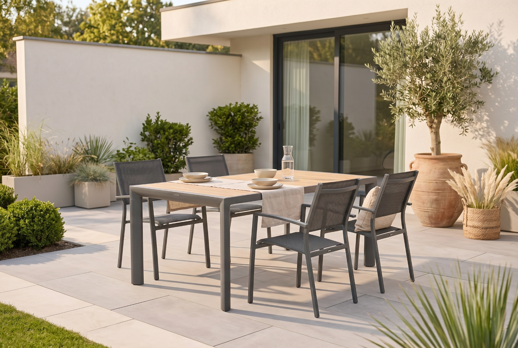 Lifestyle Sella/Borello 180 cm dining tuinset 5-delig