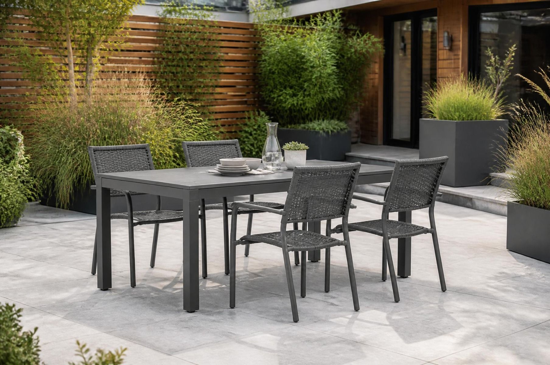 Lifestyle Sella/Madras 180 cm dining tuinset 5-delig