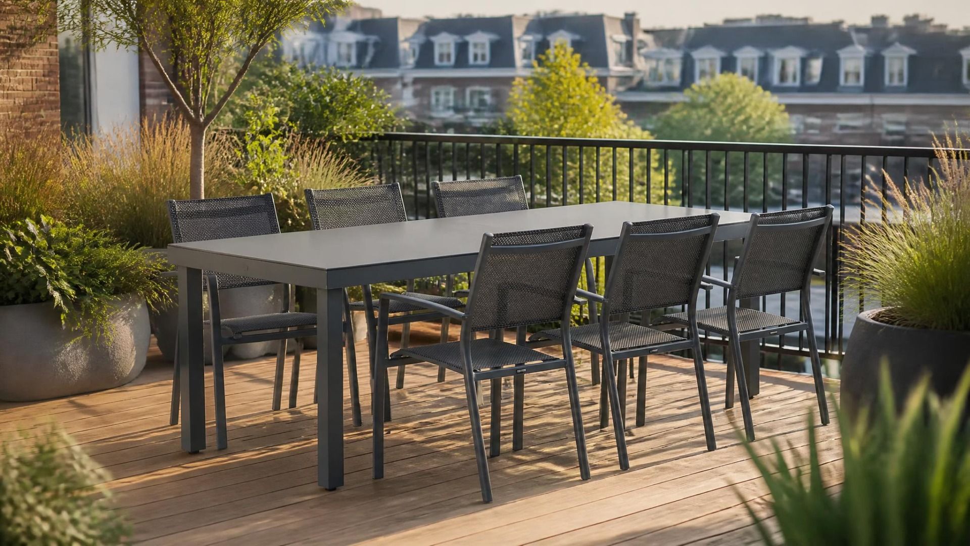 Lifestyle Sella/Porto 220 cm dining tuinset 7-delig