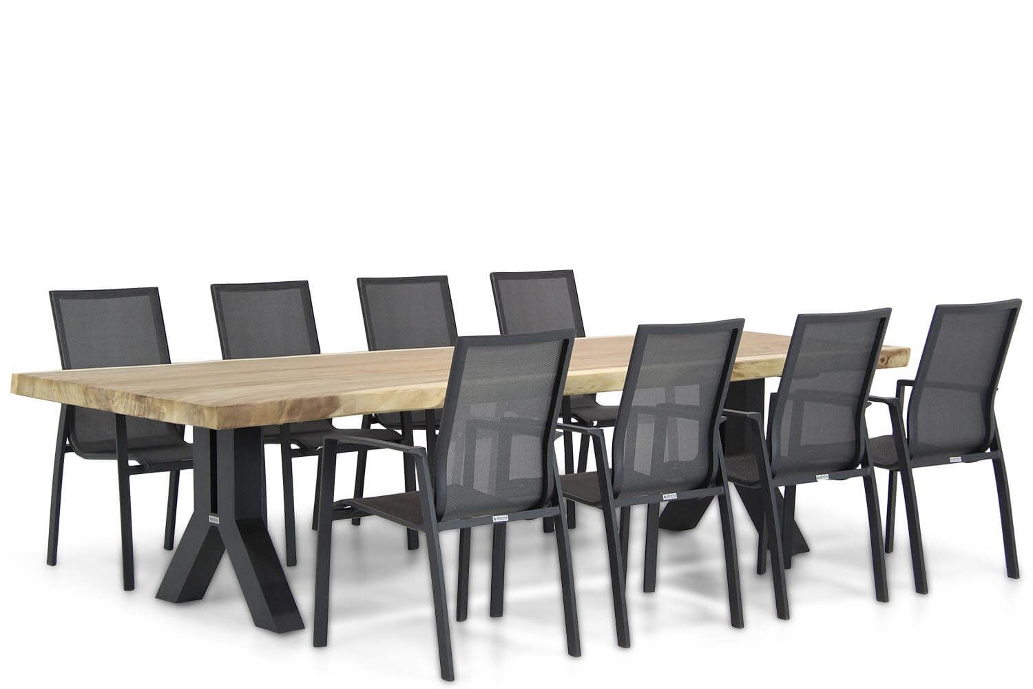 Lifestyle Ultimate/Woodside 300 cm dining tuinset 9-delig thumbnail