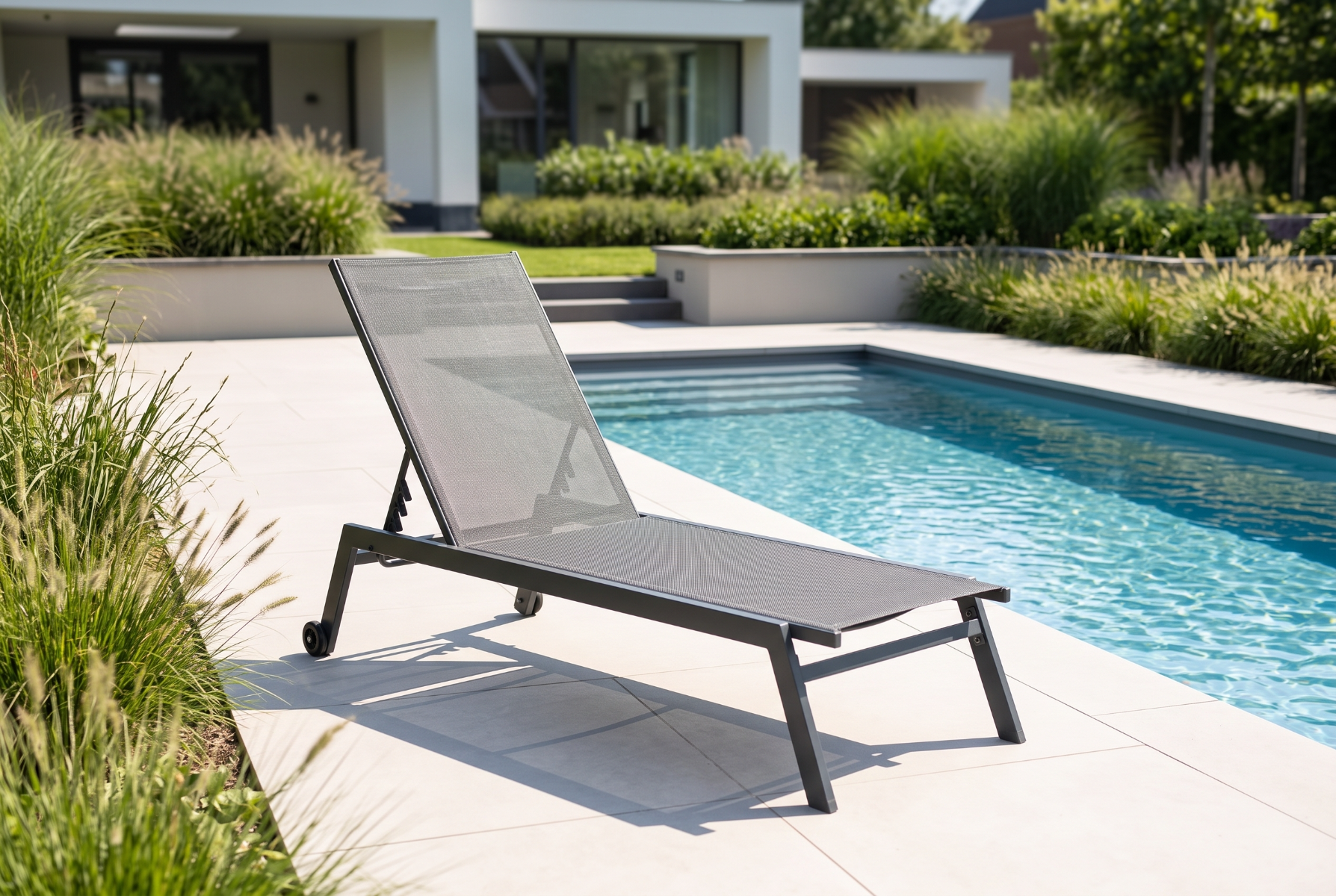 Lifestyle Ultimate Gartenliege mit Rädern