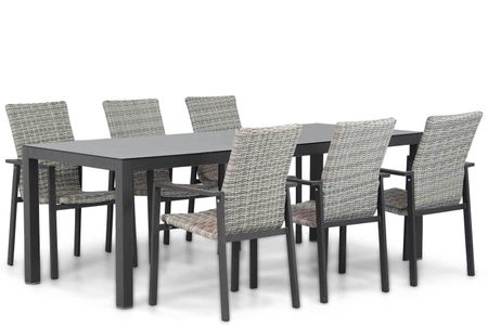 Lifestyle Upton/Madras 220 cm dining tuinset 7-delig