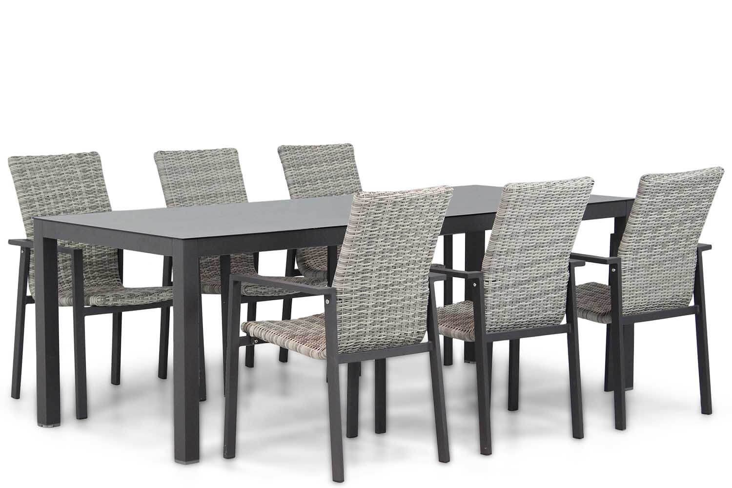 Lifestyle Upton/Madras 220 cm dining tuinset 7-delig thumbnail
