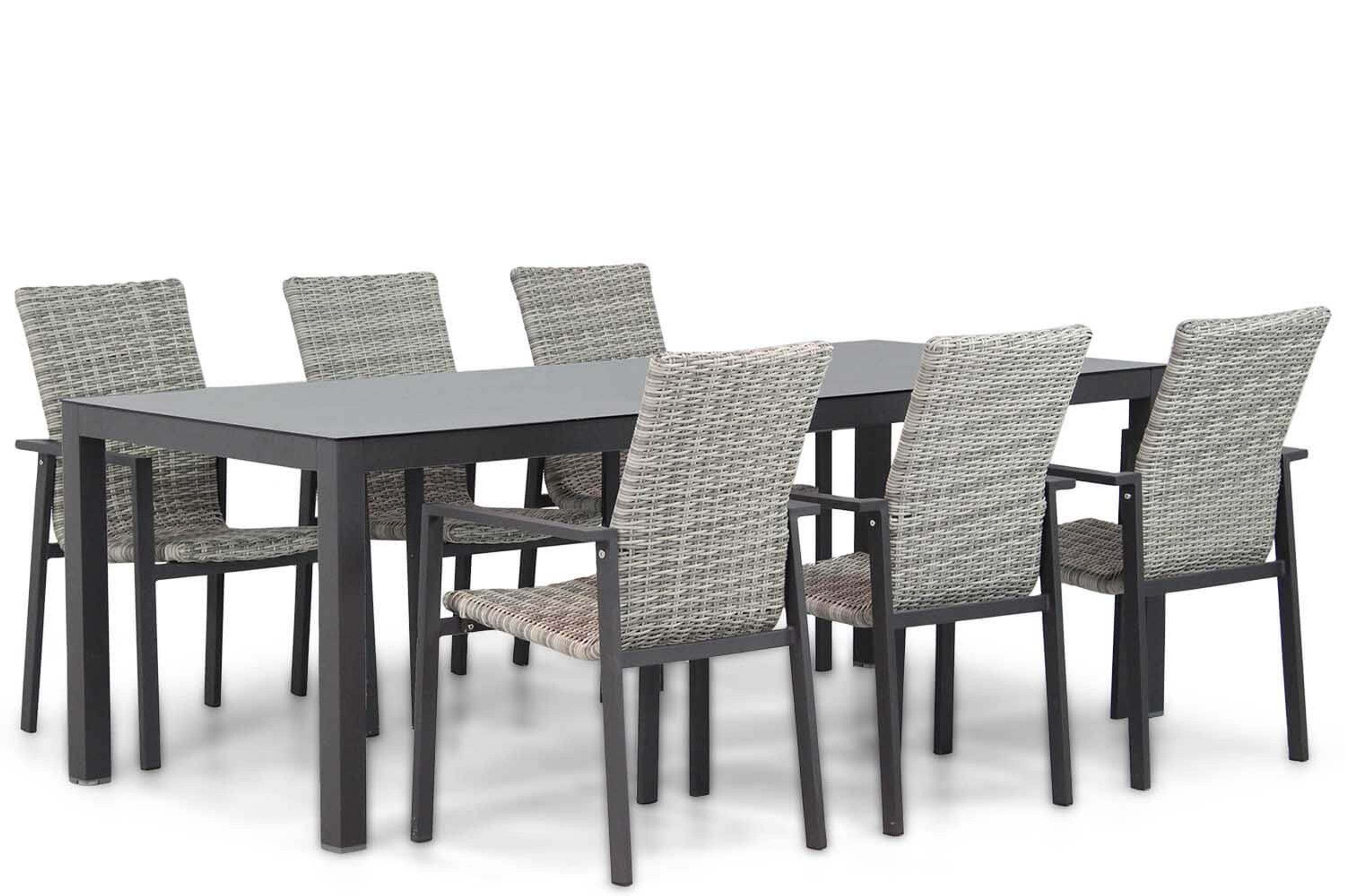 Lifestyle Upton/Madras 220 cm dining tuinset 7-delig
