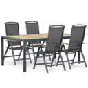 Lifestyle Rosello/Valence 180 cm dining tuinset 5-delig thumbnail