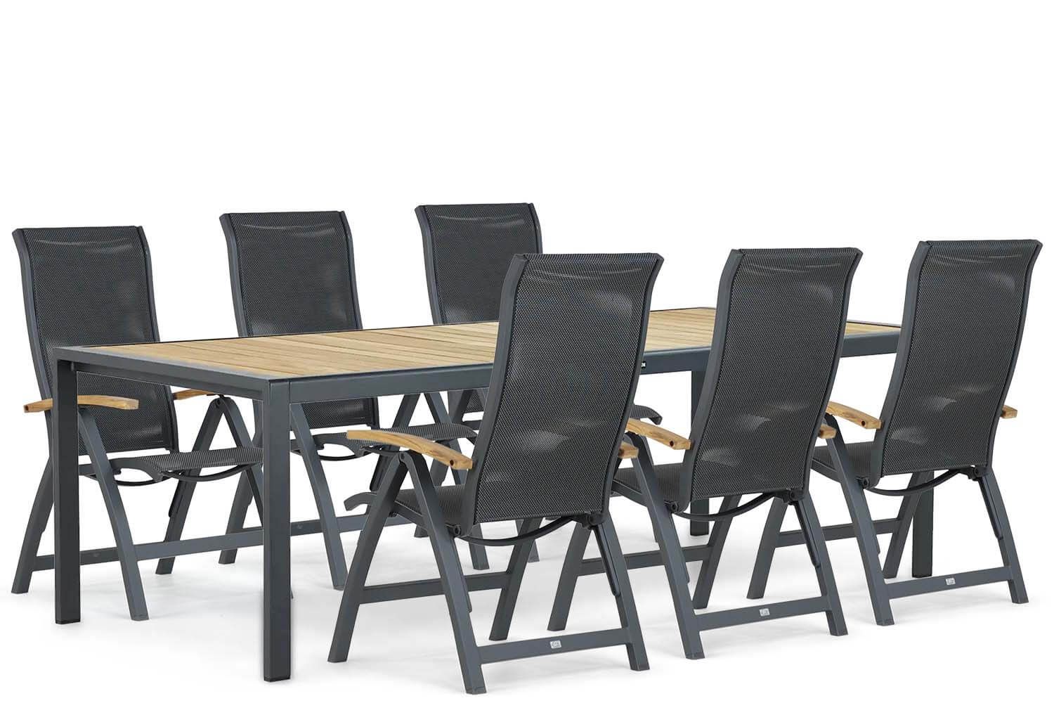 Presto Tarenta/Valence 240 cm dining tuinset 7-delig thumbnail