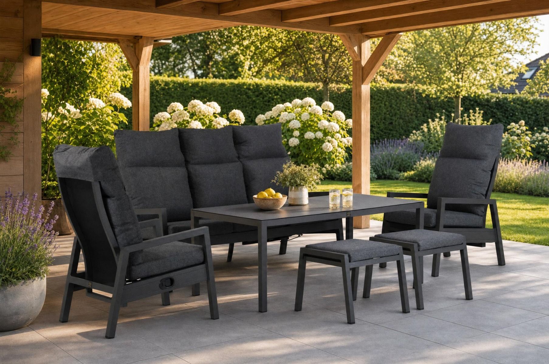 Lifestyle Venice stoel-bank loungeset 6-delig
