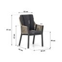 Lifestyle Verona/Madras 180 cm dining tuinset 5-delig thumbnail