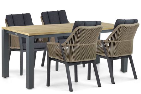 Lifestyle Verona/Riviera 180 cm dining tuinset 5-delig