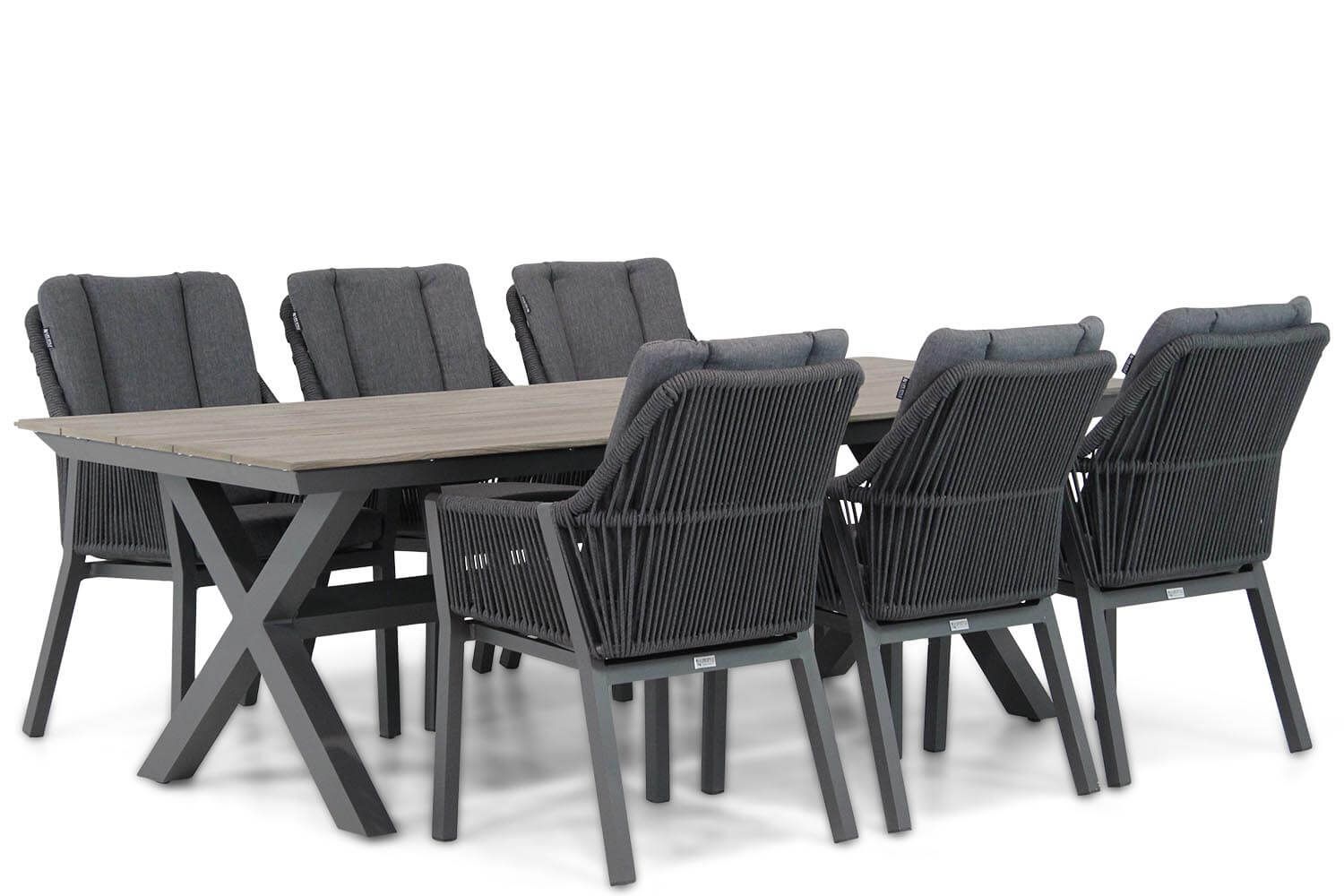 Lifestyle Verona/Forest 240 cm dining tuinset 7-delig thumbnail