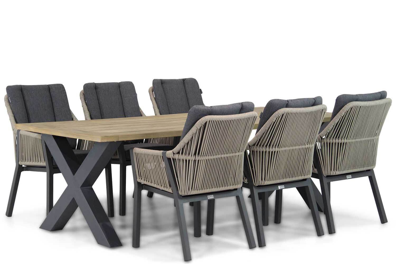 Lifestyle Verona/Cardiff 240 cm dining tuinset 7-delig thumbnail