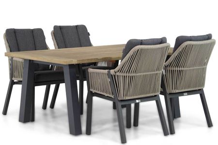 Lifestyle Verona/Glasgow 180 cm dining tuinset 5-delig