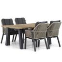 Lifestyle Verona/Glasgow 180 cm dining tuinset 5-delig thumbnail