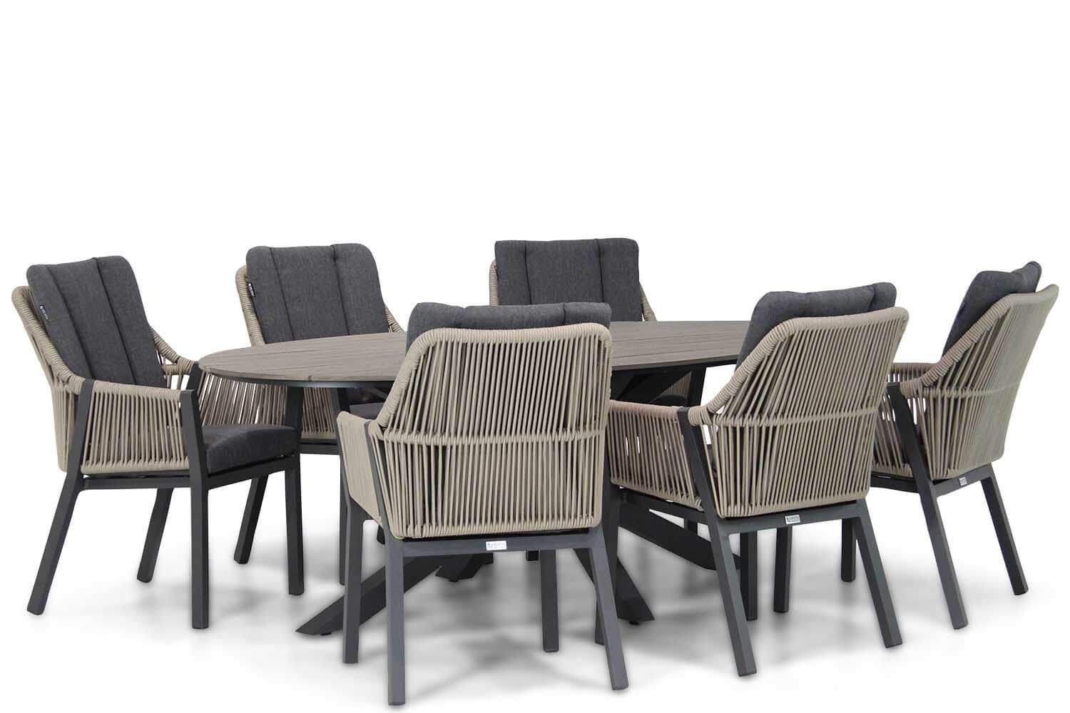 Lifestyle Verona/Matara 220 cm dining tuinset 7-delig thumbnail