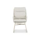 Dining tuinstoel van aluminium en rope - vooraanzicht thumbnail