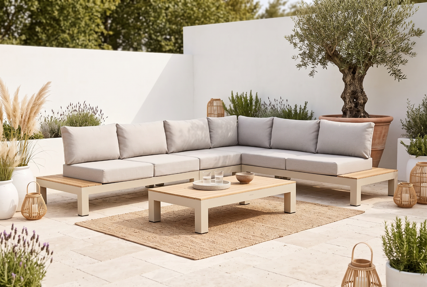 Lifestyle Vittoria hoek loungeset 5-delig