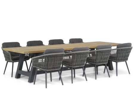 Lifestyle Western/Trente 330 cm dining tuinset 9-delig