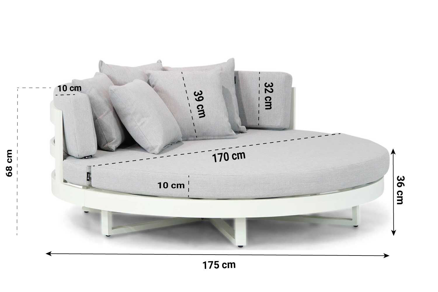 Santika Lakeview daybed wit
