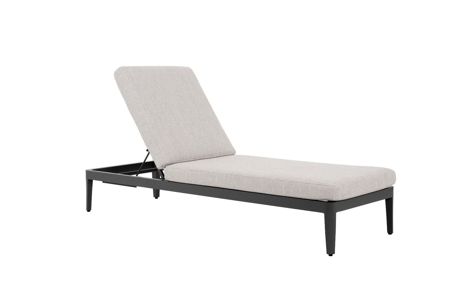 Lifestyle Mateo ligbed met kussen antraciet/earth