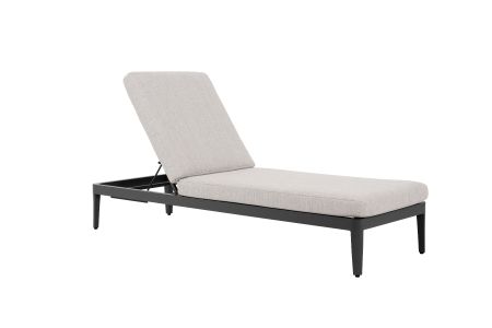 Lifestyle Mateo ligbed met kussen antraciet/earth