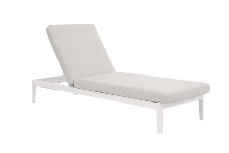 Lifestyle Mateo ligbed met kussen wit/earth