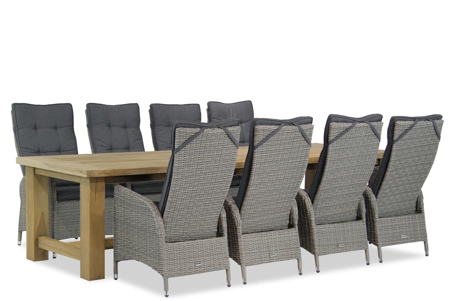Garden Collections Lincoln/Fourmile 300 cm dining tuinset 9-delig thumbnail