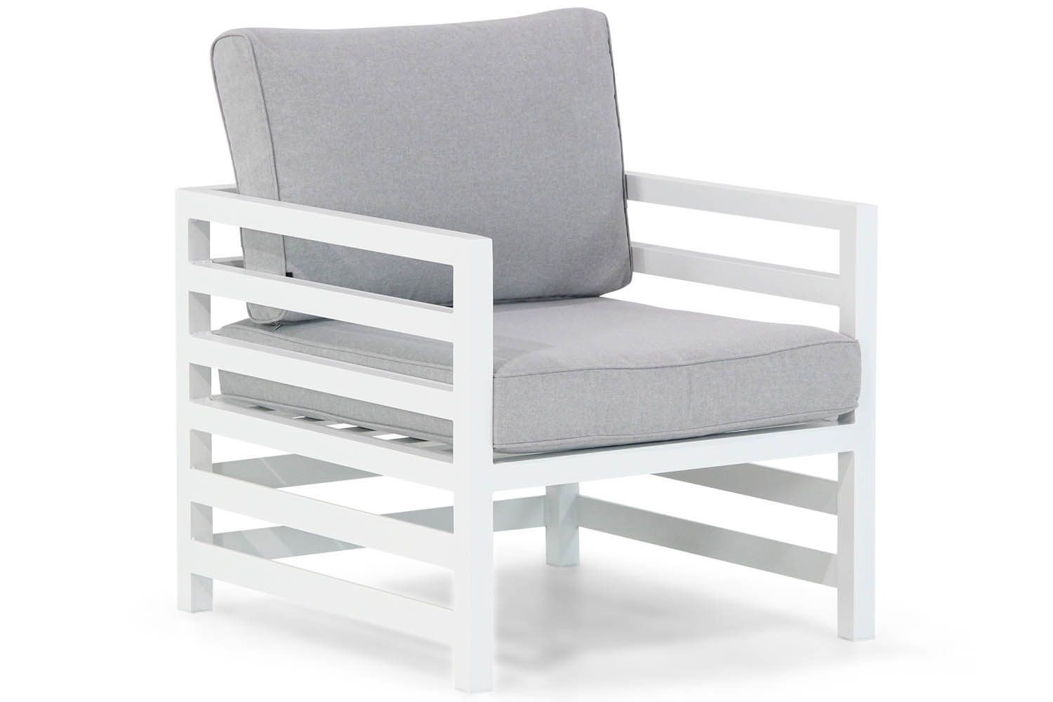 Domani Linde lounge tuinstoel white thumbnail